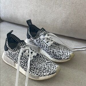 Adidas NMD R1 Zebra Pattern Sneakers